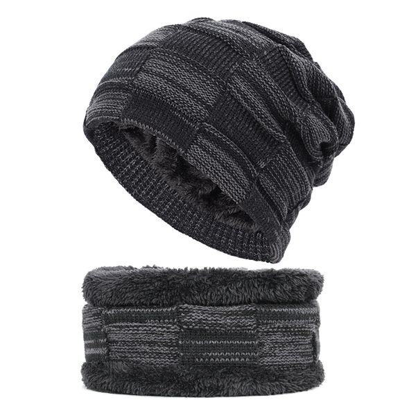 2pcs winter beanie hat scarf set warm knit hat thick fleece lined winter skull cap scarf for men women new arrival, White;black
2pcs winter beanie hat scarf set warm knit hat thick fleece lined winter skull cap scarf for men women new arrival, White;black