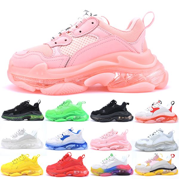 triple s crystal bottom men women casual shoes mens trainers white black green rainbow pink yellow combination nitrogen sneakers size 36-45
triple s crystal bottom men women casual shoes mens trainers white black green rainbow pink yellow combination nitrogen sneakers size 36-45