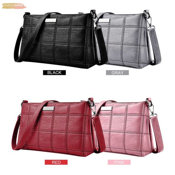 women handbag leather plaid messenger bag shoulder zipper small square package designer handbags bolsa feminina
women handbag leather plaid messenger bag shoulder zipper small square package designer handbags bolsa feminina