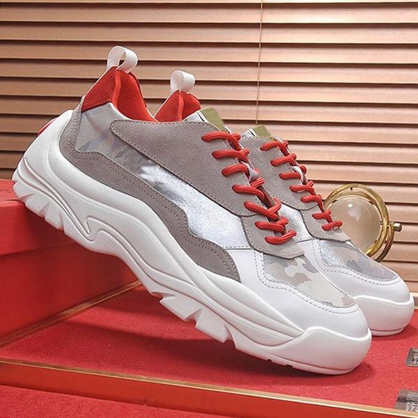 gumboy calfskin sneaker men 's shoes chunky sneakers breathable footwears vintage luxury lace -up low type casual men, Black
gumboy calfskin sneaker men 's shoes chunky sneakers breathable footwears vintage luxury lace -up low type casual men, Black