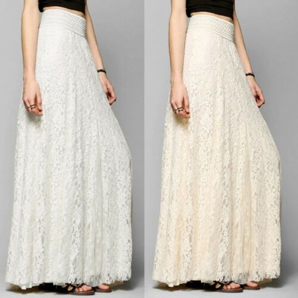 new fashion women high waist stretchy double lace layer chiffon long skirts lady summer casual wild skirt clothing s-xl, Black
new fashion women high waist stretchy double lace layer chiffon long skirts lady summer casual wild skirt clothing s-xl, Black
