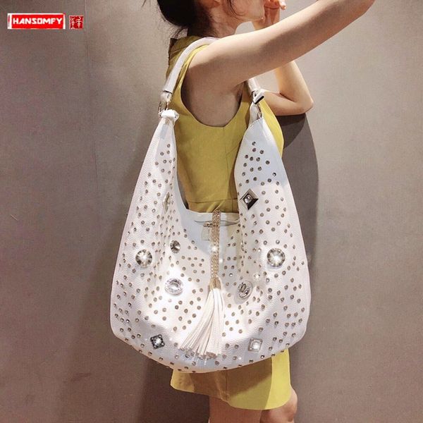 diamond female bag 2020 new fashion women handbag leather large capacity ladies rhinestone shoulder bag casual belt drill bags
diamond female bag 2020 new fashion women handbag leather large capacity ladies rhinestone shoulder bag casual belt drill bags