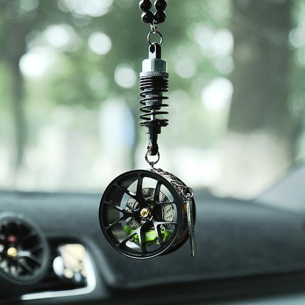 car interior rear view mirror decoration dangle trim auto ornament pendant flywheel hanging metal wheel hub hip-hop accessory
car interior rear view mirror decoration dangle trim auto ornament pendant flywheel hanging metal wheel hub hip-hop accessory