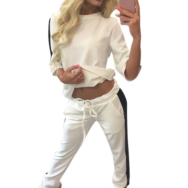 tracksuit for women two piece set hoodies sweatshirts pullover female casual sportsuits sweat pant high quality, White
tracksuit for women two piece set hoodies sweatshirts pullover female casual sportsuits sweat pant high quality, White