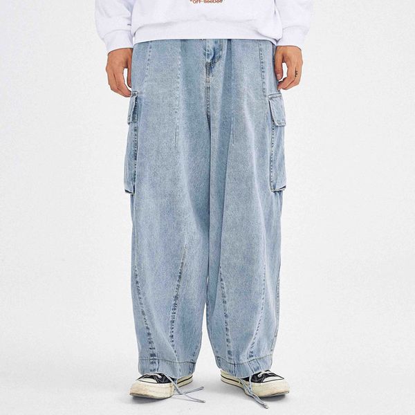 мужской streetwear hip hop винтаж мода повседневная джинсовые брюки мужчин омывается multi-карманы регулируемый широкий leg грузовые jeans, Blue
мужской streetwear hip hop винтаж мода повседневная джинсовые брюки мужчин омывается multi-карманы регулируемый широкий leg грузовые jeans, Blue