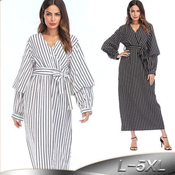 plus size vestido longo verano 2019 spring abaya muslim women long bow striped maxi bodycon dress robe femme elbise clothing
plus size vestido longo verano 2019 spring abaya muslim women long bow striped maxi bodycon dress robe femme elbise clothing