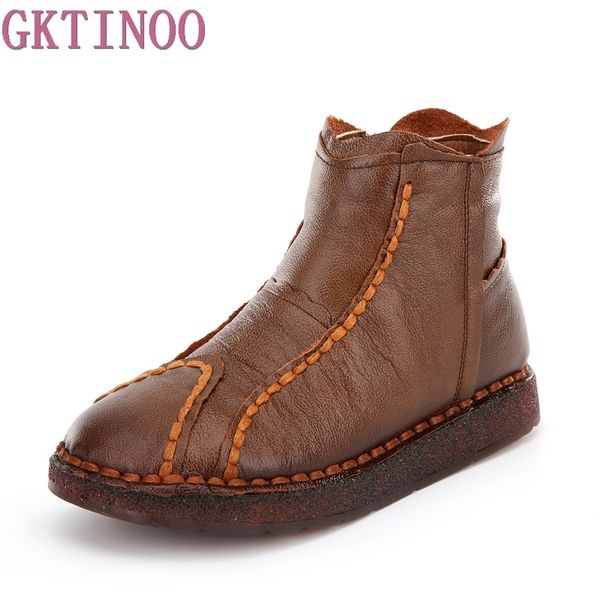 women retro boots fashion handmade ankle boots genuine leather flat comfort soft bottom female casual shoes women shoes, Black
women retro boots fashion handmade ankle boots genuine leather flat comfort soft bottom female casual shoes women shoes, Black