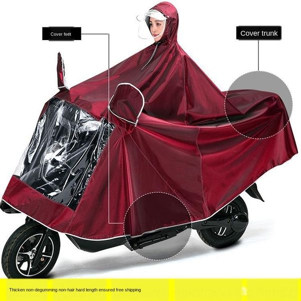 electric battery raincoat waterproof single double plus thickened cycling men's and women's poncho special bicycle cloak bicycle, Red;brown
electric battery raincoat waterproof single double plus thickened cycling men's and women's poncho special bicycle cloak bicycle, Red;brown