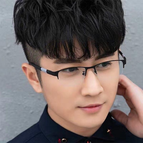 anti-blue light anti-radiation computer myopia plain half frame stainless steel plain glasses myopia glasses finished products, White;black
anti-blue light anti-radiation computer myopia plain half frame stainless steel plain glasses myopia glasses finished products, White;black