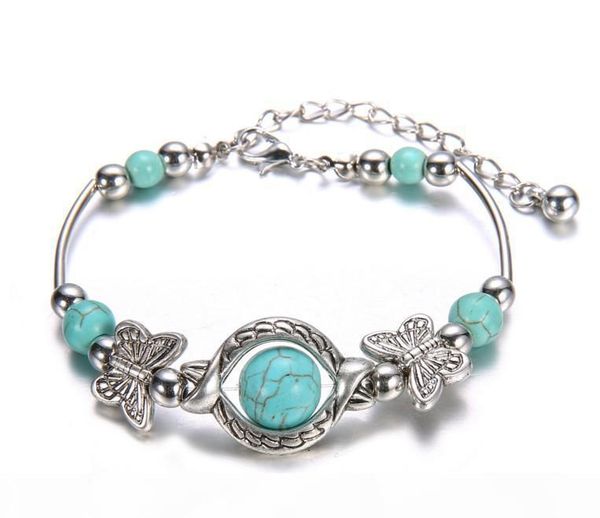 wholesale-new tibetan silver color turquoise bracelets & bangles inlay butterfly bead nation bohemian bracelets for women fine jewelry, Golden;silver
wholesale-new tibetan silver color turquoise bracelets & bangles inlay butterfly bead nation bohemian bracelets for women fine jewelry, Golden;silver