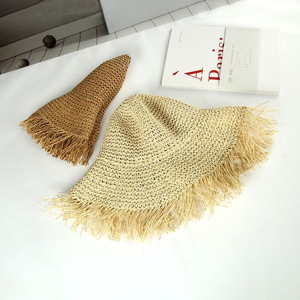 women hats large wide brim gilrs natural raffia panama beach straw sun caps for holiday portable present, Blue;gray
women hats large wide brim gilrs natural raffia panama beach straw sun caps for holiday portable present, Blue;gray