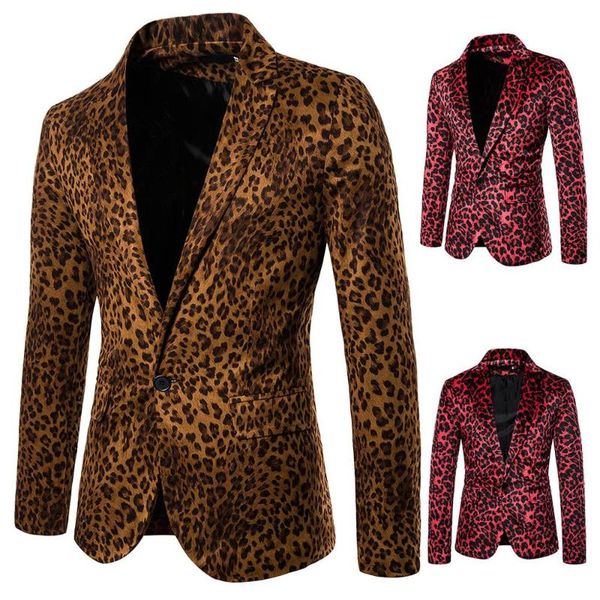 men's slim leopard print small suit flower blazer night male singer costume korean style fashion nightclub coat, White;black
men's slim leopard print small suit flower blazer night male singer costume korean style fashion nightclub coat, White;black