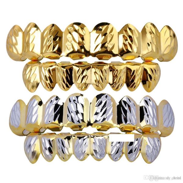 18k gold plated mouth grillz hip hop teeth caps 6 & bottom fang new christmas halloween gift, Black
18k gold plated mouth grillz hip hop teeth caps 6 & bottom fang new christmas halloween gift, Black