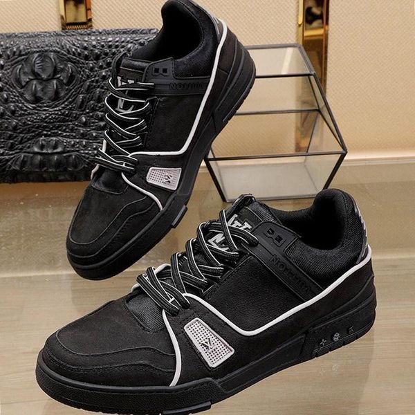 luxury men sneakers shoes fashion leather casual with origin box scarpe da uomo footwears trainer sneaker men shoes fashion, Black
luxury men sneakers shoes fashion leather casual with origin box scarpe da uomo footwears trainer sneaker men shoes fashion, Black