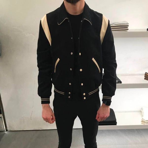 19fw high-end baseball uniform jacket fashion loose casual jacket hip hop street skateboard coat men women jacket outwear hfymjk235, Black;brown
19fw high-end baseball uniform jacket fashion loose casual jacket hip hop street skateboard coat men women jacket outwear hfymjk235, Black;brown