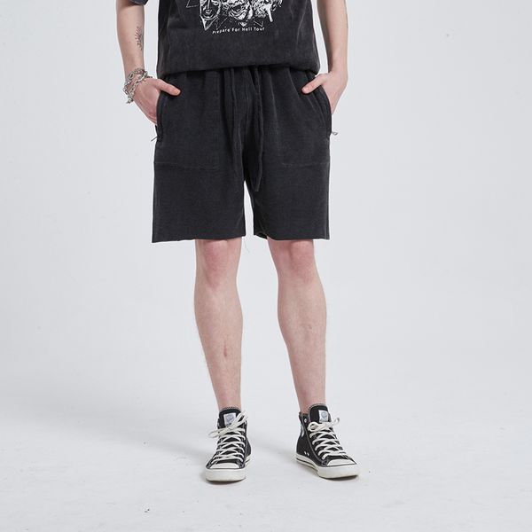 20ss new loose casual summer shorts vintage washed elastic waist oversize shorts men streetwear straight above knee pants mens, White;black
20ss new loose casual summer shorts vintage washed elastic waist oversize shorts men streetwear straight above knee pants mens, White;black