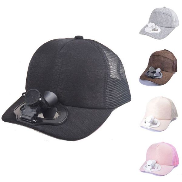 fan hat usb charging fan baseball hat cap sun peaked cap/panel on the cap front summer accessories, Black 
fan hat usb charging fan baseball hat cap sun peaked cap/panel on the cap front summer accessories, Black