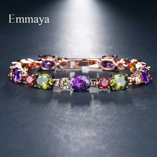 emmaya luxury women multicolor cubic zircon bracelet bangles classical bracelet rose gold wholesale jewelry party, Black
emmaya luxury women multicolor cubic zircon bracelet bangles classical bracelet rose gold wholesale jewelry party, Black