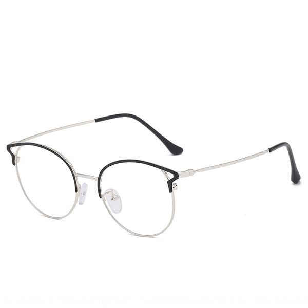 2020 new myopia cat ear metal anti-blue kick-off myopia glasses fashion plain glasses for men, Silver
2020 new myopia cat ear metal anti-blue kick-off myopia glasses fashion plain glasses for men, Silver