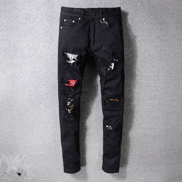 20ss high-quality menswear design distressed motorcycle motorcycle jeans jeans skinny ripped stripes famous brand jeans menswear designer, Blue
20ss high-quality menswear design distressed motorcycle motorcycle jeans jeans skinny ripped stripes famous brand jeans menswear designer, Blue