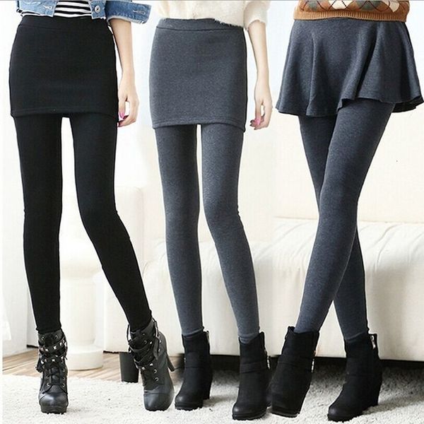 women leggings autumn winter thick warm fleece leggings pleated stretchy ankle length casual leggins female skirt leggings trousers, Black
women leggings autumn winter thick warm fleece leggings pleated stretchy ankle length casual leggins female skirt leggings trousers, Black