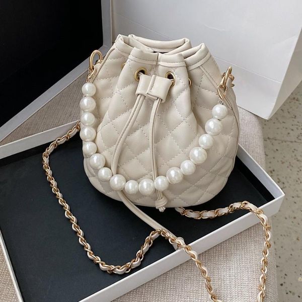 mini bucket bags women 2020 fashion pearl shoulder handbags summer plaid crossbody bag drawstring chains designer purse travel
mini bucket bags women 2020 fashion pearl shoulder handbags summer plaid crossbody bag drawstring chains designer purse travel