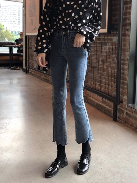 the new 2020 women's jeans are elastic in two colors, irregular in shape, slimming, versatile, breathable and easy to wear. black and b, Blue
the new 2020 women's jeans are elastic in two colors, irregular in shape, slimming, versatile, breathable and easy to wear. black and b, Blue