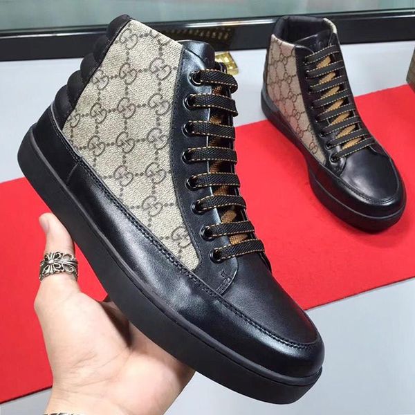 mens high sneaker fashion mens shoes outdoor walking footwears lace -up plus size casual luxury men shoes with origin box, Black
mens high sneaker fashion mens shoes outdoor walking footwears lace -up plus size casual luxury men shoes with origin box, Black