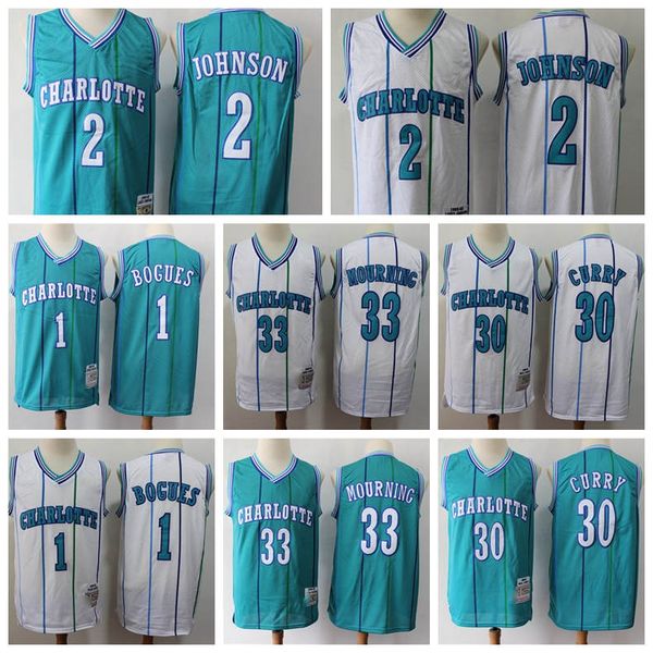 2 larry johnson charlotte hornets men mitchell & ness 1992-93 hardwood classics swingman basketball jersey teal, Black;red 
2 larry johnson charlotte hornets men mitchell & ness 1992-93 hardwood classics swingman basketball jersey teal, Black;red