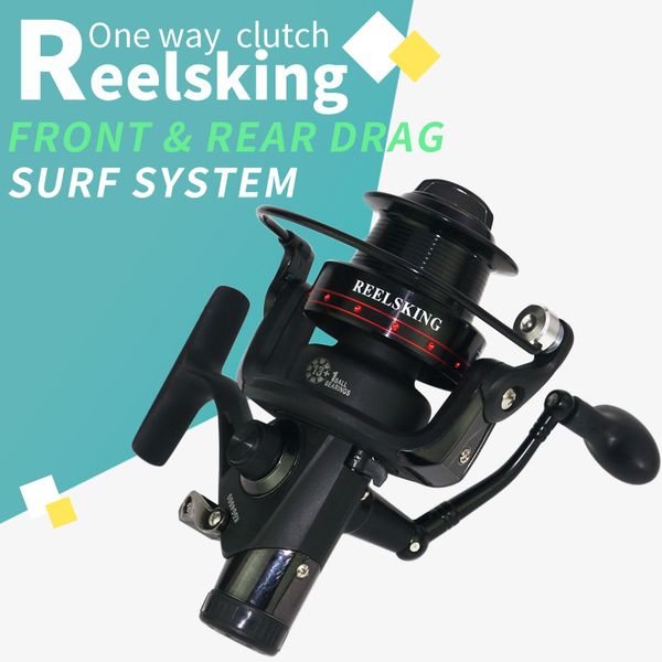 yolofun carp spinning fishing reel 13+1bb 5.2:1 front and rear brake metal spool sea boat reel double knobs carp reels
yolofun carp spinning fishing reel 13+1bb 5.2:1 front and rear brake metal spool sea boat reel double knobs carp reels