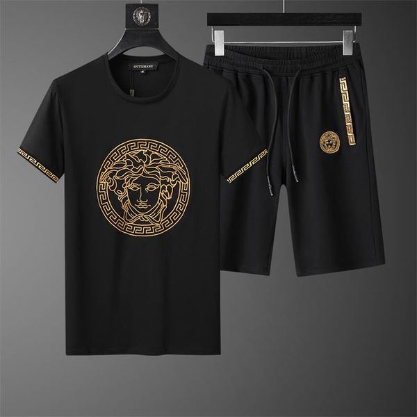 2020 new male casual mens sports tracksuits medusa casual tracksuit fitness men's sets t shirts+pants 2ps, Gray
2020 new male casual mens sports tracksuits medusa casual tracksuit fitness men's sets t shirts+pants 2ps, Gray