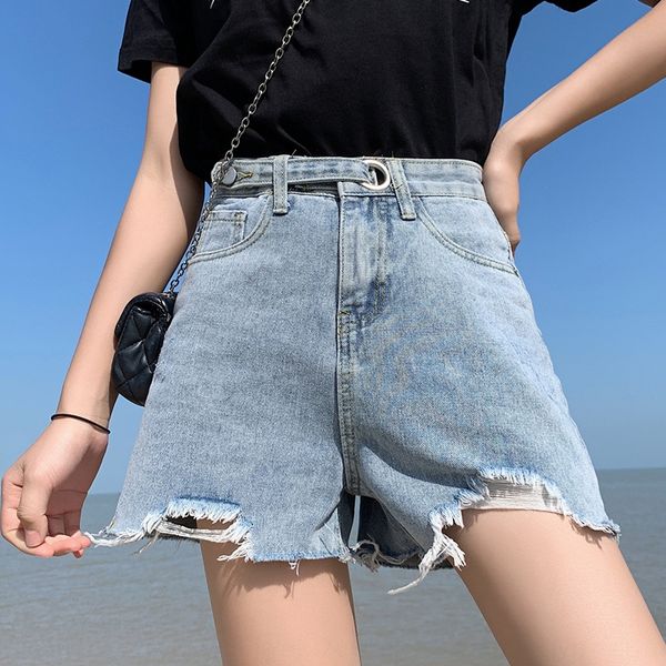 denim женщин лето 2020 новый корейский стиль свободный похудение студента тенденции широкие шорты и шорты нога-образный заусенцев, Blue
denim женщин лето 2020 новый корейский стиль свободный похудение студента тенденции широкие шорты и шорты нога-образный заусенцев, Blue