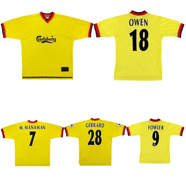 1997 19998 1999 mcmanaman owen retro soccer jersey 97 99 gerrard carragher berger redknapp ince classic vintagefootball shirt, Black;yellow
1997 19998 1999 mcmanaman owen retro soccer jersey 97 99 gerrard carragher berger redknapp ince classic vintagefootball shirt, Black;yellow