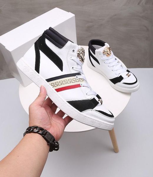 new14 fashion high men's shoes casual breathable sports men's shoes high-end business comfort travel men's shoes zapatos homb, Black
new14 fashion high men's shoes casual breathable sports men's shoes high-end business comfort travel men's shoes zapatos homb, Black