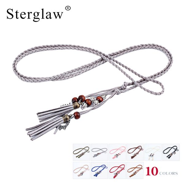10color 170cm vintage braided rope pu waist belt for dresses women 2020 new summer women's high waist belt pasek damski n104, Black;brown
10color 170cm vintage braided rope pu waist belt for dresses women 2020 new summer women's high waist belt pasek damski n104, Black;brown