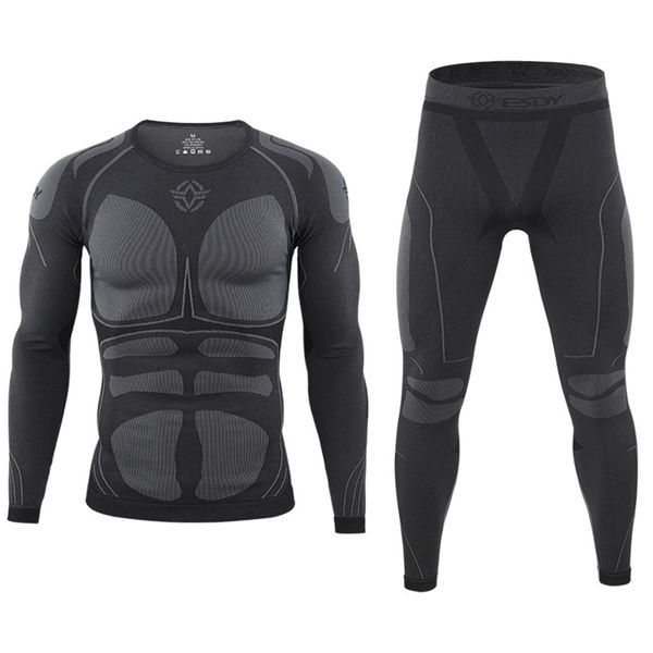 new men's functional thermal warm compression underwear men cycling hiking climbing t-shirt pants camping outdoor sports base layer sui, Gray;blue
new men's functional thermal warm compression underwear men cycling hiking climbing t-shirt pants camping outdoor sports base layer sui, Gray;blue