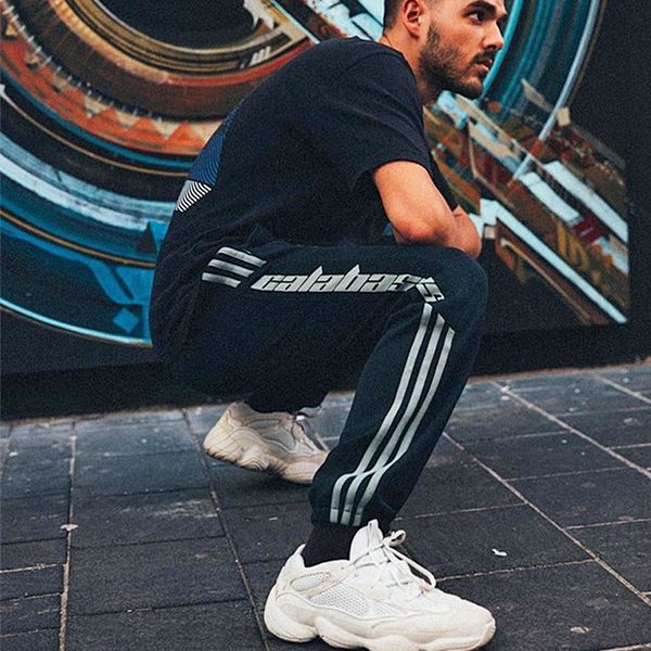 three bar leggings pants men's hip hop loose cotton bundle striped sports joggers sweatpants tide brand couples bundles sports casual p, Black
three bar leggings pants men's hip hop loose cotton bundle striped sports joggers sweatpants tide brand couples bundles sports casual p, Black