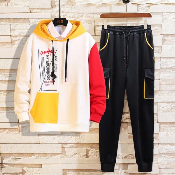 2020 men's hiphop sets hoodies and cropped pant patchwork streetwear spring male suits two piece set casual pullover clothing, Gray
2020 men's hiphop sets hoodies and cropped pant patchwork streetwear spring male suits two piece set casual pullover clothing, Gray
