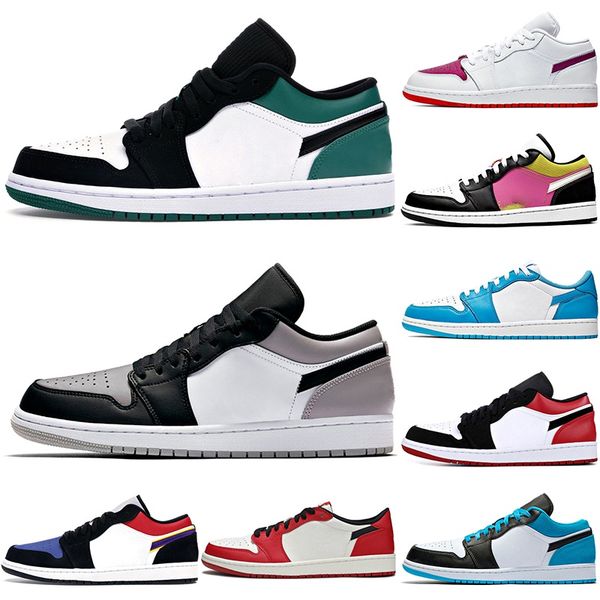 jumpman 1s low men women basketball shoes 1 pine green active fuchisia black toe chicago concord court purple mens sneakers
jumpman 1s low men women basketball shoes 1 pine green active fuchisia black toe chicago concord court purple mens sneakers