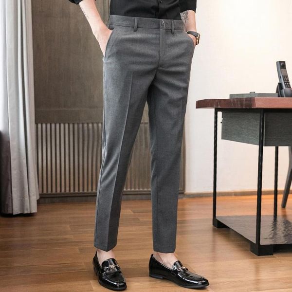 harajuku cotton men pants casual mens business male trousers classics straight full length 2020 spring formal men's suit pants, Black
harajuku cotton men pants casual mens business male trousers classics straight full length 2020 spring formal men's suit pants, Black