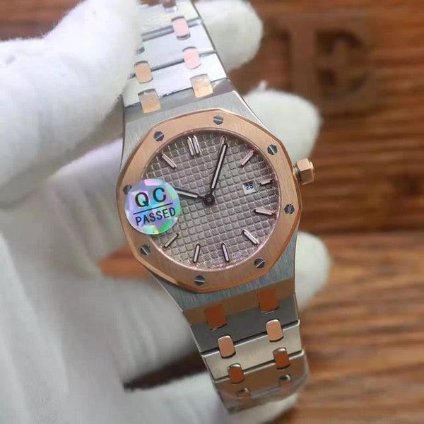 13 color diamond 33mm royal watch women oak sterile dial stainless steel case quartz wristwatches watches, Slivery;brown
13 color diamond 33mm royal watch women oak sterile dial stainless steel case quartz wristwatches watches, Slivery;brown
