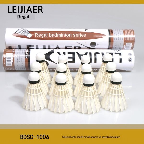 lei jiaer 1006 special windbreaker a- level training amateur badminton wool ball badminton game ball
lei jiaer 1006 special windbreaker a- level training amateur badminton wool ball badminton game ball