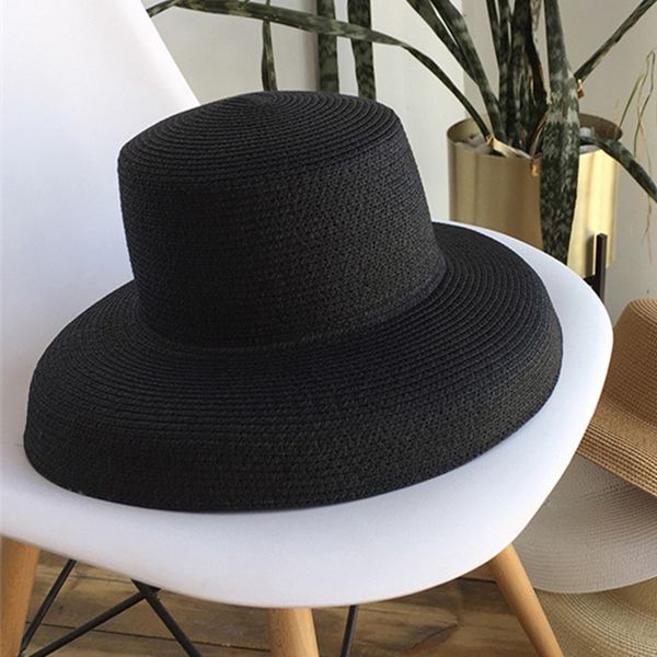 korean-style straw sunscreen hepburn female summer little fresh internet red big eaves holiday beach straw hat sunscreen hat, Blue;gray
korean-style straw sunscreen hepburn female summer little fresh internet red big eaves holiday beach straw hat sunscreen hat, Blue;gray