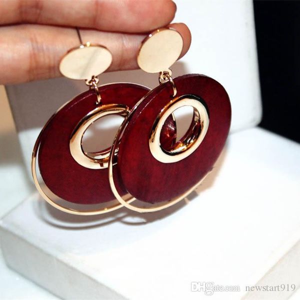 new black red 2 color earrings, european and american hyperbole big round temperament ear nail, log eardrop, Silver
new black red 2 color earrings, european and american hyperbole big round temperament ear nail, log eardrop, Silver