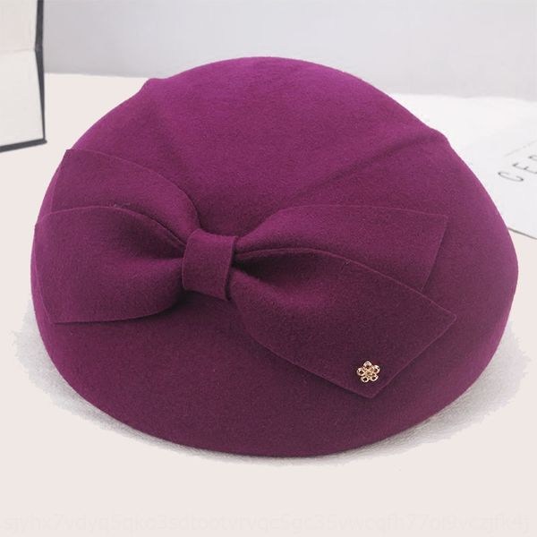 female korean woolen british casual woolen hat beilei beret wool beret stewardess aviation hat, Blue;gray
female korean woolen british casual woolen hat beilei beret wool beret stewardess aviation hat, Blue;gray