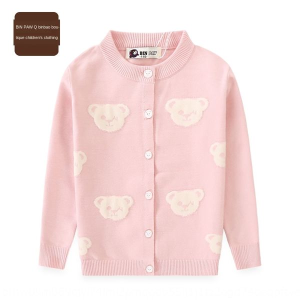 2019 new autumn girls long-sleeved binpaw korean sweater style big children cute cartoon bear knitted sweater, Blue
2019 new autumn girls long-sleeved binpaw korean sweater style big children cute cartoon bear knitted sweater, Blue