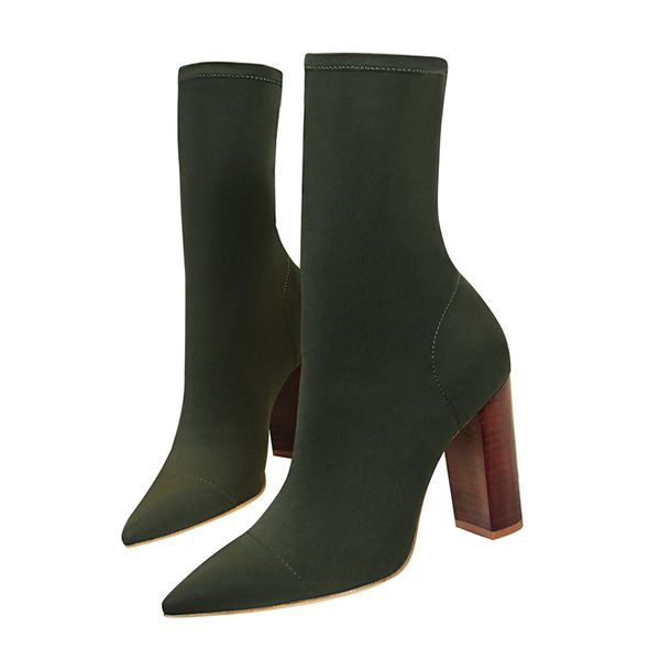 mid-calf boots 2020 new stretch sock boots chunky block heels high heels fetish high-heeled boots silk shoes women 40, Black
mid-calf boots 2020 new stretch sock boots chunky block heels high heels fetish high-heeled boots silk shoes women 40, Black
