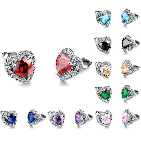 cute female black/green/red/white stud earrings fashion silver color small heart earrings for women vintage wedding jewelry, Golden;silver
cute female black/green/red/white stud earrings fashion silver color small heart earrings for women vintage wedding jewelry, Golden;silver