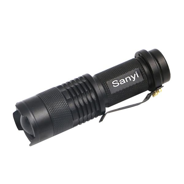 flashlights torches sanyi mini 2000lm waterproof led penlight torch 1-mode zoomable adjustable focus lantern portable camping light 14500
flashlights torches sanyi mini 2000lm waterproof led penlight torch 1-mode zoomable adjustable focus lantern portable camping light 14500