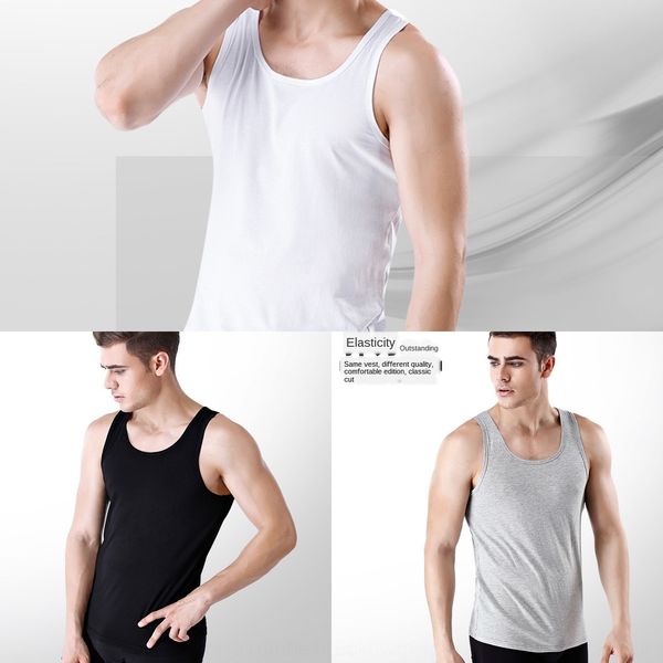 simple casual men' pure cotton solid color stretch tight sports vest four seasons cotton fitness vest, White;black
simple casual men' pure cotton solid color stretch tight sports vest four seasons cotton fitness vest, White;black
